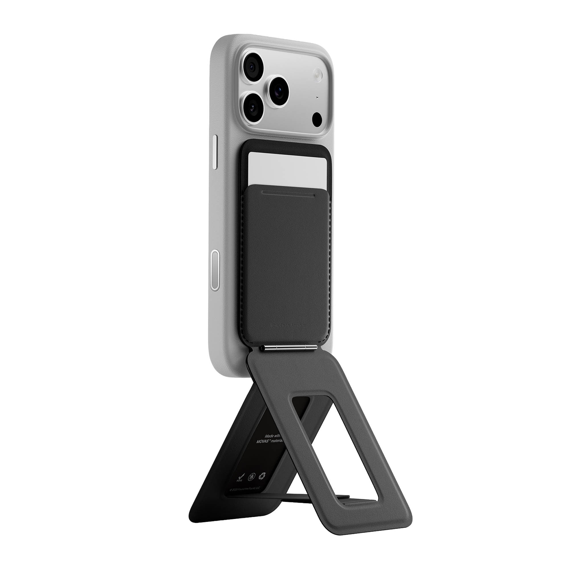 MOFT Trackable Magnetic Tripod Wallet - Jet Black - 15-16144