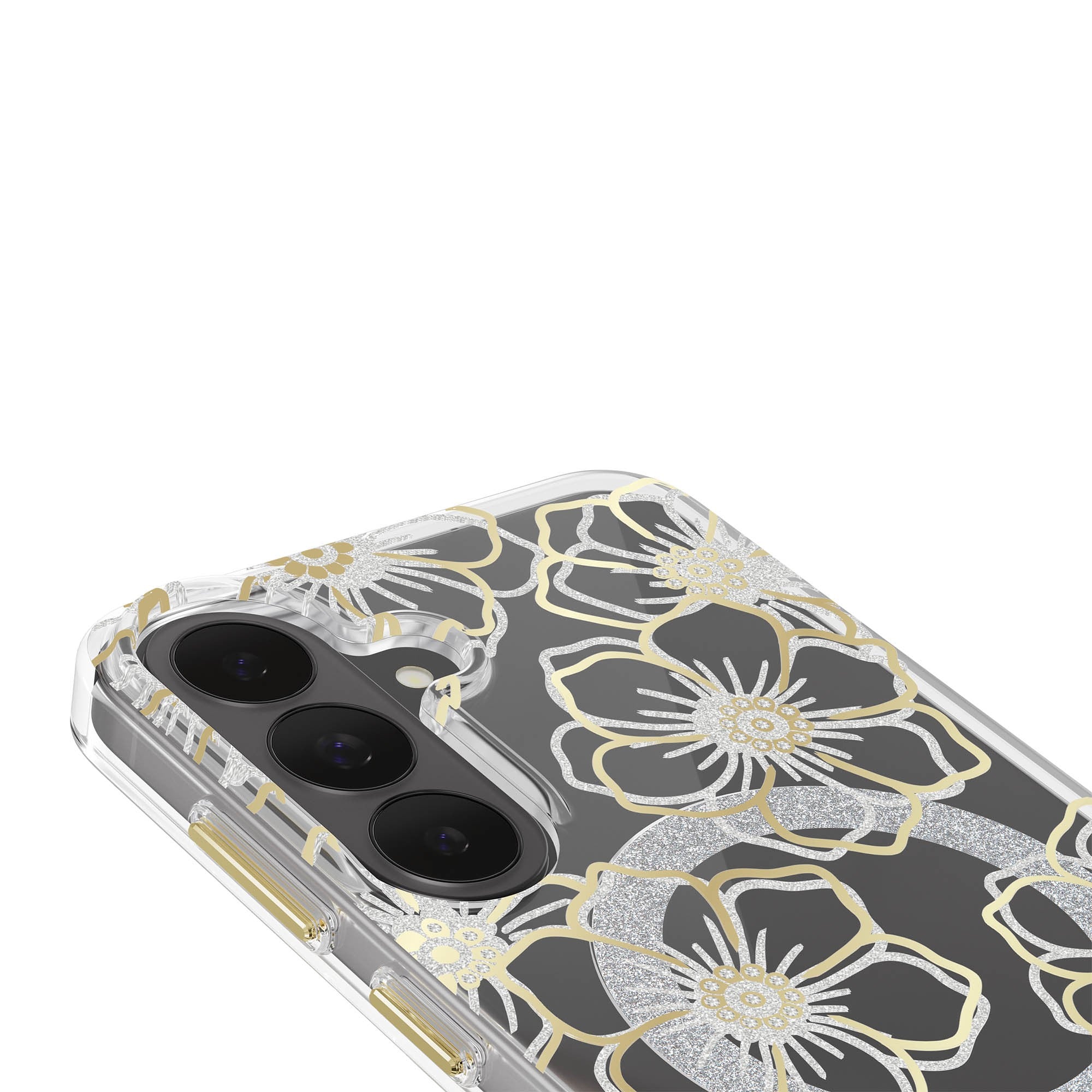 Samsung Galaxy S26 FE Case-Mate Floral Gems w/Magnet Case - Gold - 15-16309