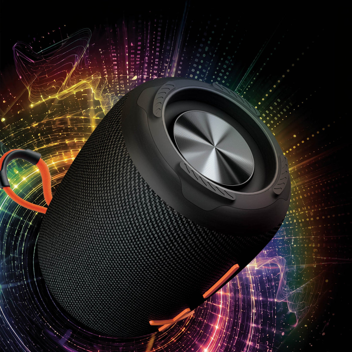 HyperGear Halo 2.0 Wireless LED Speaker - Black - 15-16331