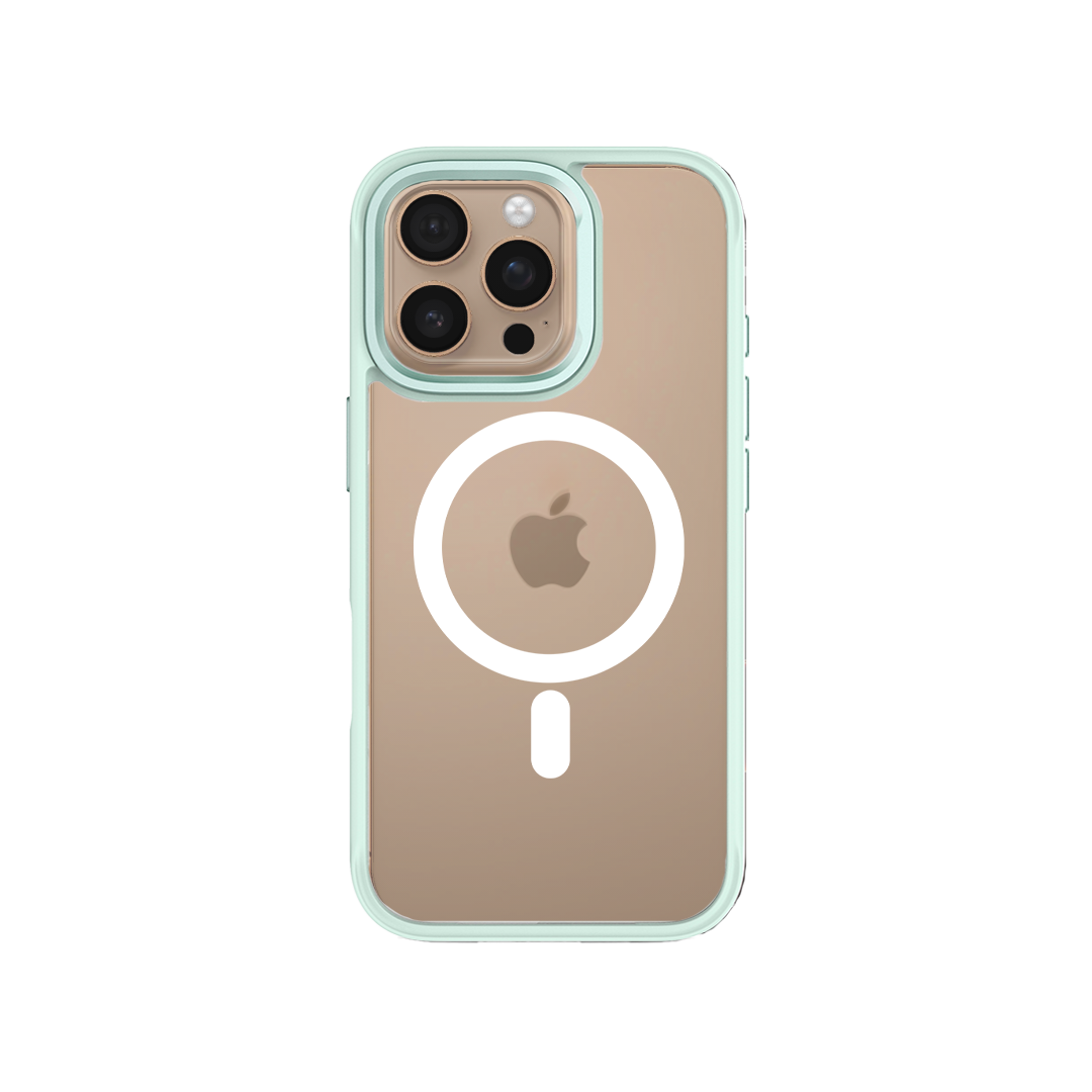 iPhone 16 Pro Swappable Custom Case Magsafe (Green Frame)