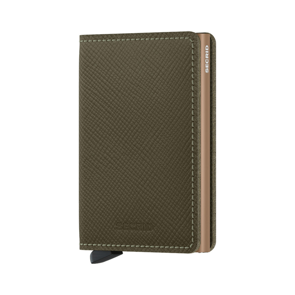 Secrid Slimwallet Saffiano Olive