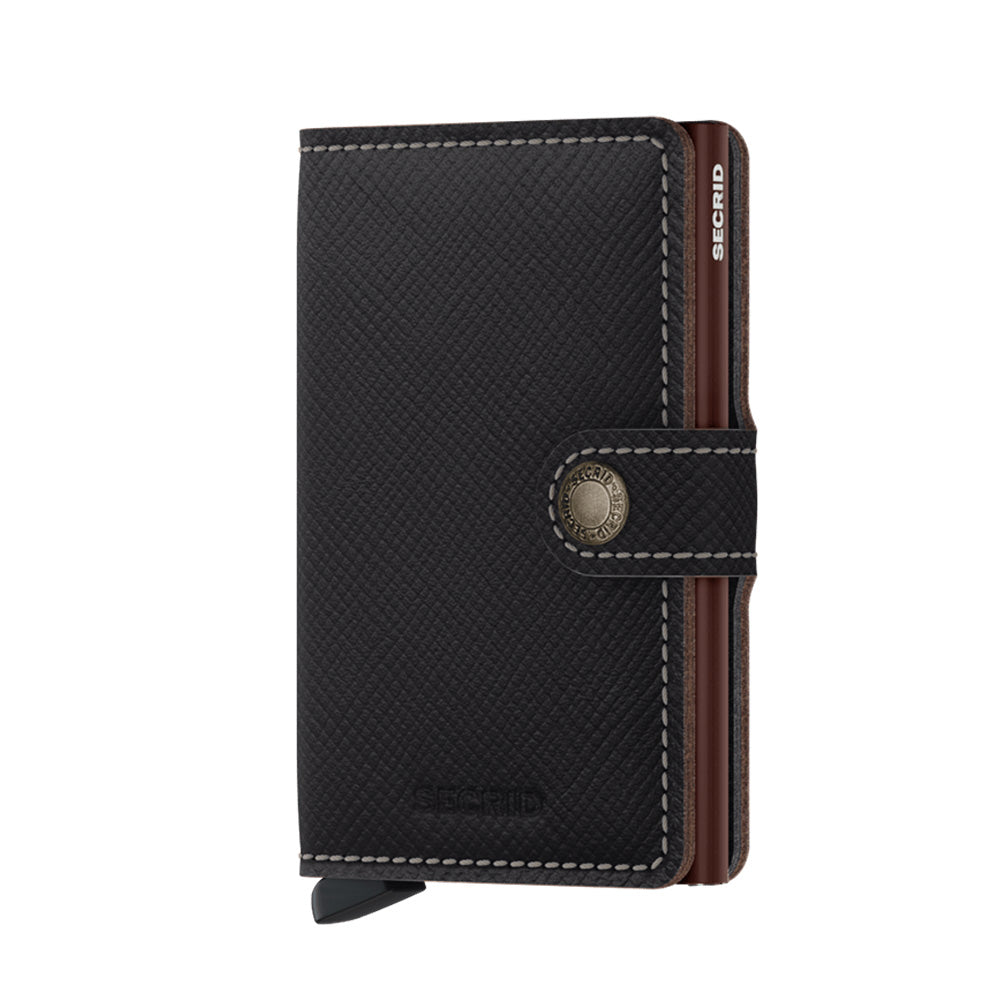 Secrid Miniwallet Saffiano Brown