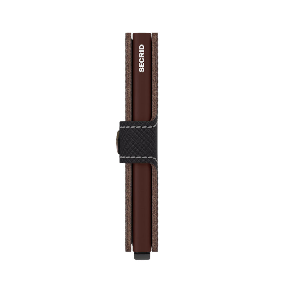 Secrid Miniwallet Saffiano Brown