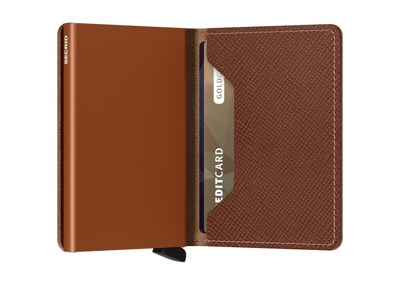 Secrid Slimwallet Saffiano Caramel