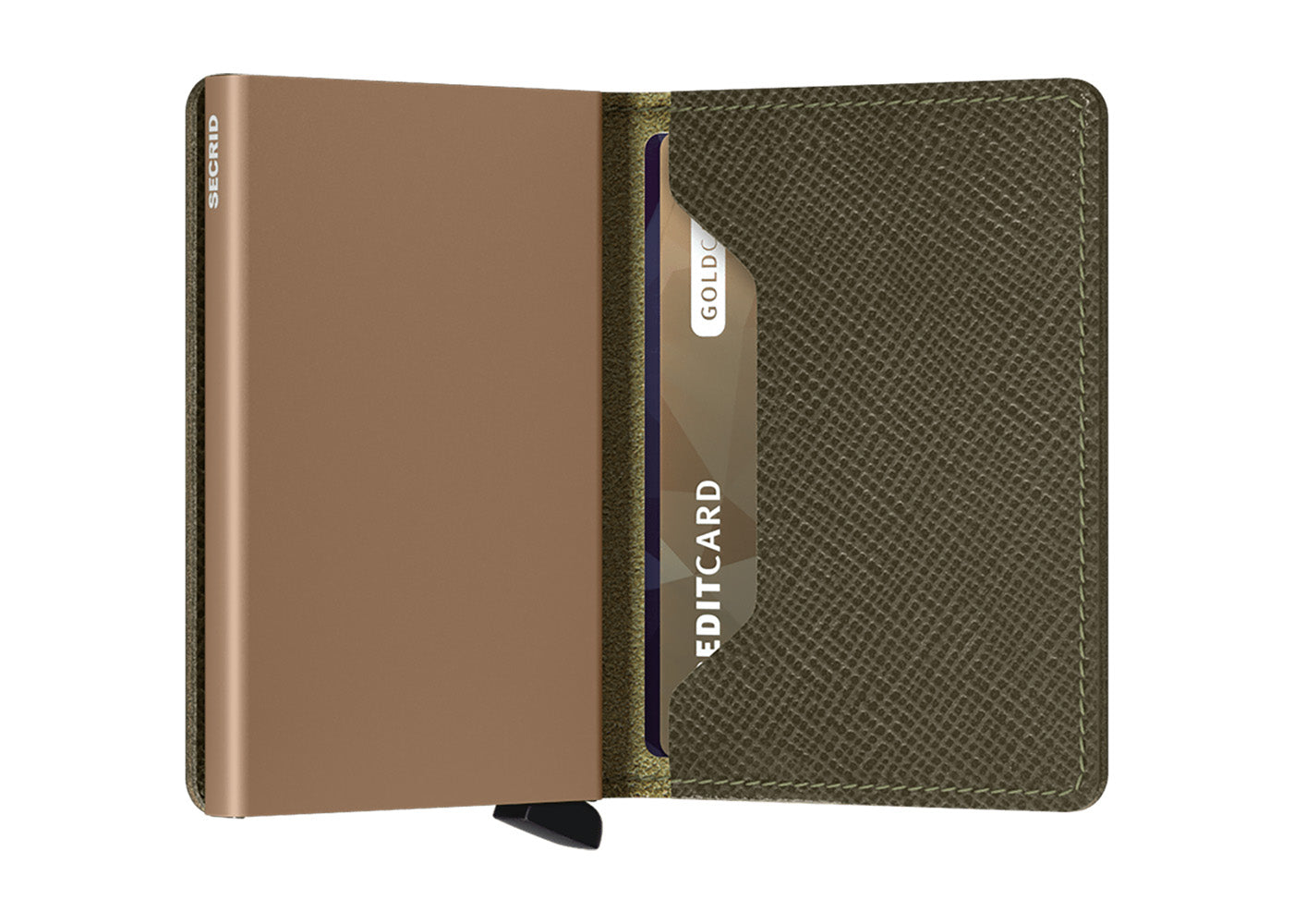 Secrid Slimwallet Saffiano Olive