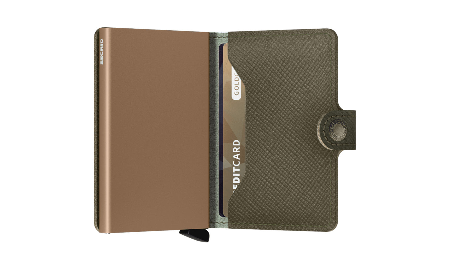 Secrid Miniwallet Saffiano Olive