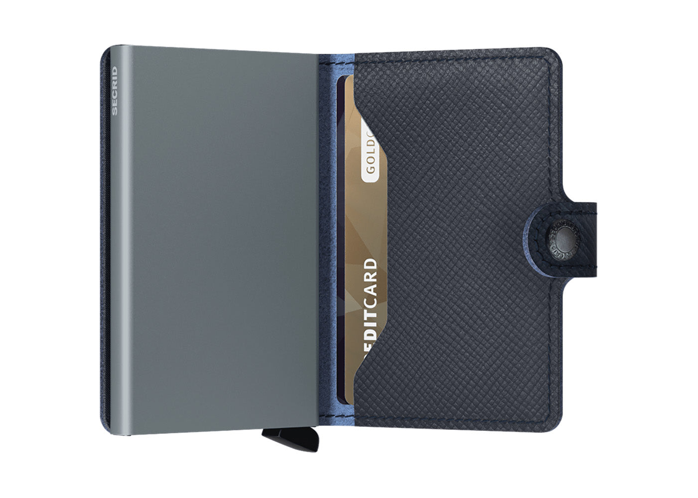 Secrid Miniwallet Saffiano Navy