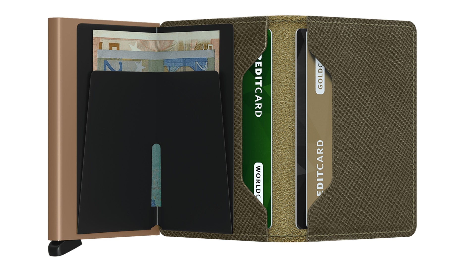 Secrid Slimwallet Saffiano Olive