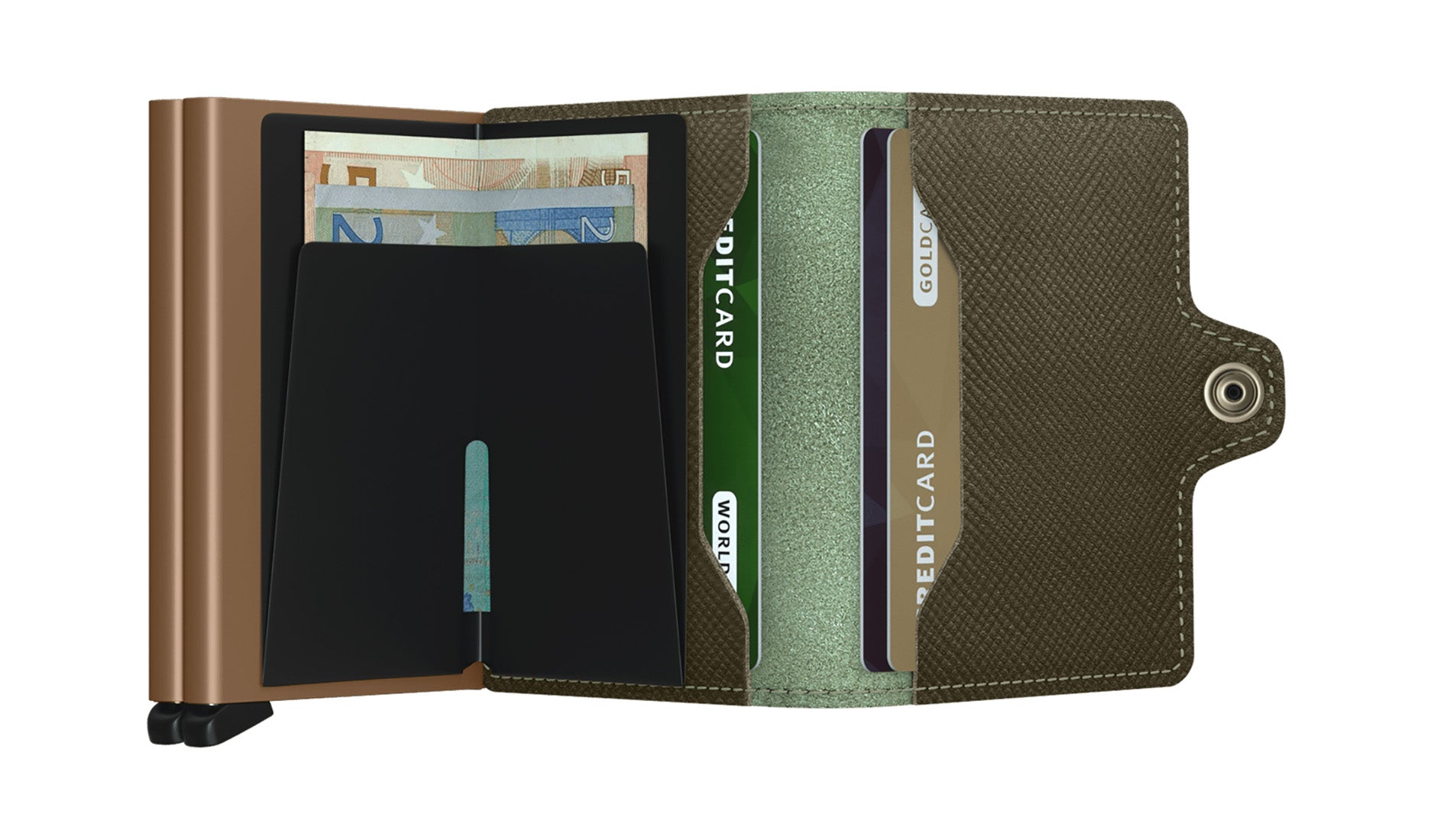 Secrid Twinwallet Saffiano Olive
