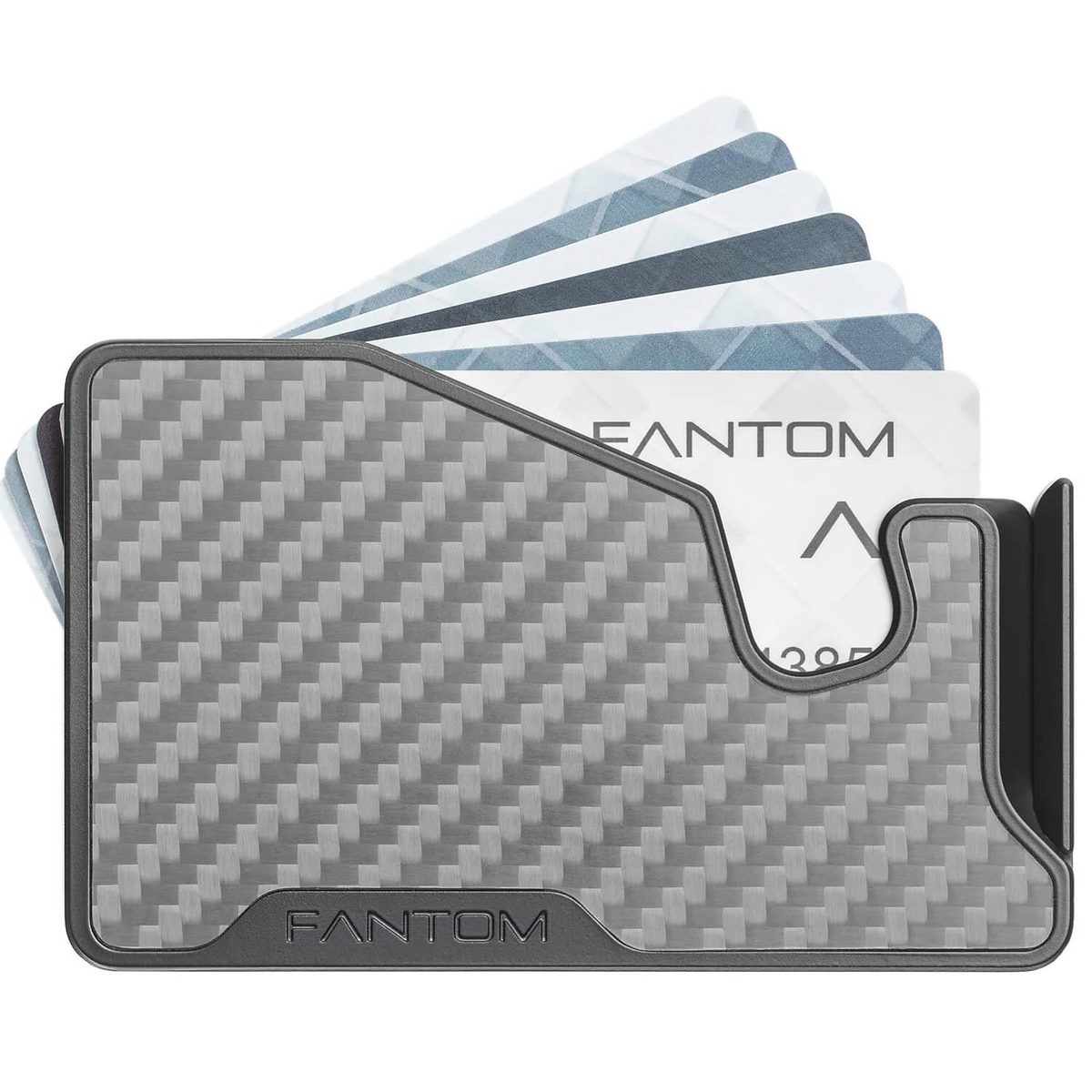 FANTOM M - Carbon Fiber Slim Magsafe Wallet (5-10) Cards