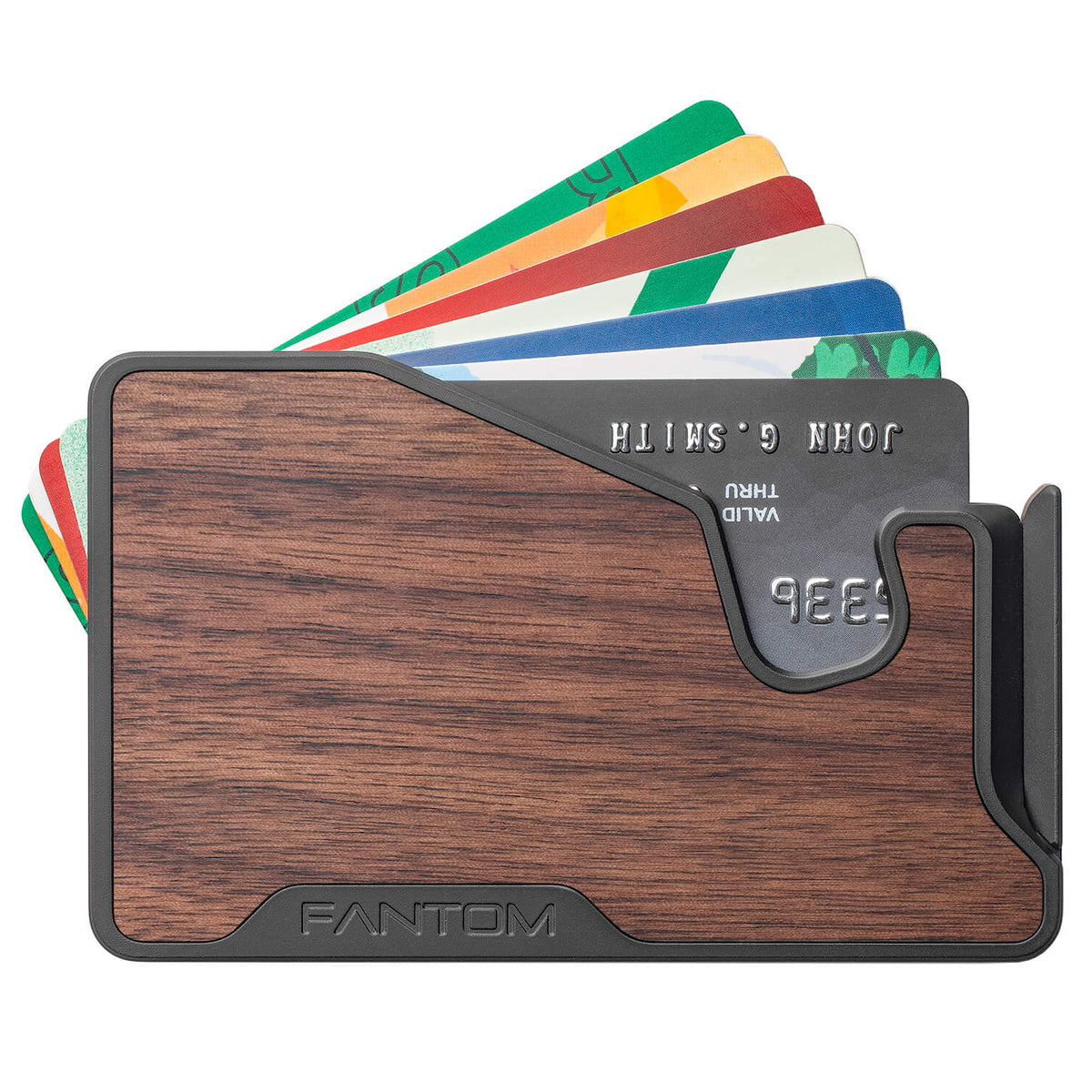 FANTOM X - Card Fanning Walnut Wallet (4-7) Cards