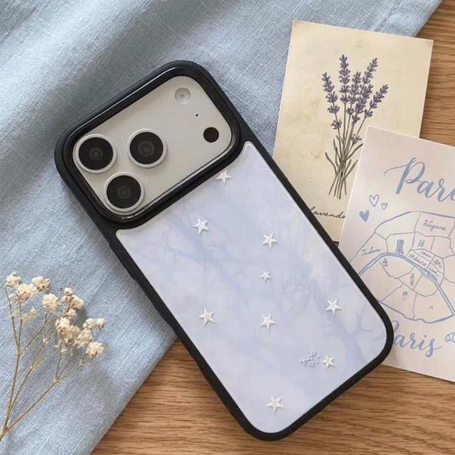 iPhone Purple 3D Star Case