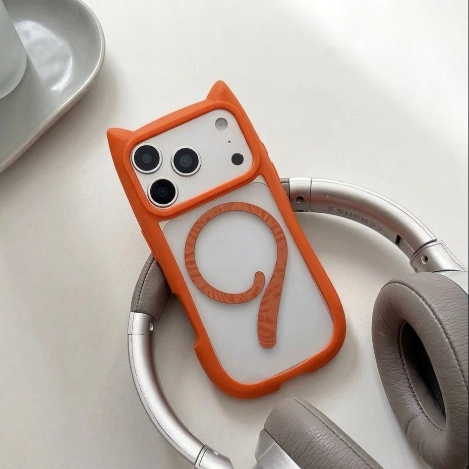 iPhone 3D Cat Ear Bumper Case with Magsafe