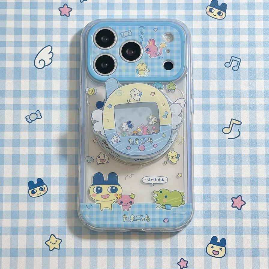iPhone Tamagotchi Magsafe Case with Popgrip