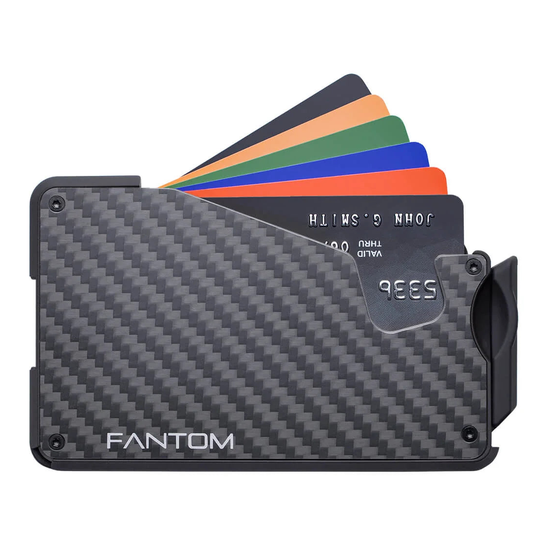 FANTOM S - Extra Slim Carbon Fiber Wallet (4-7) Cards