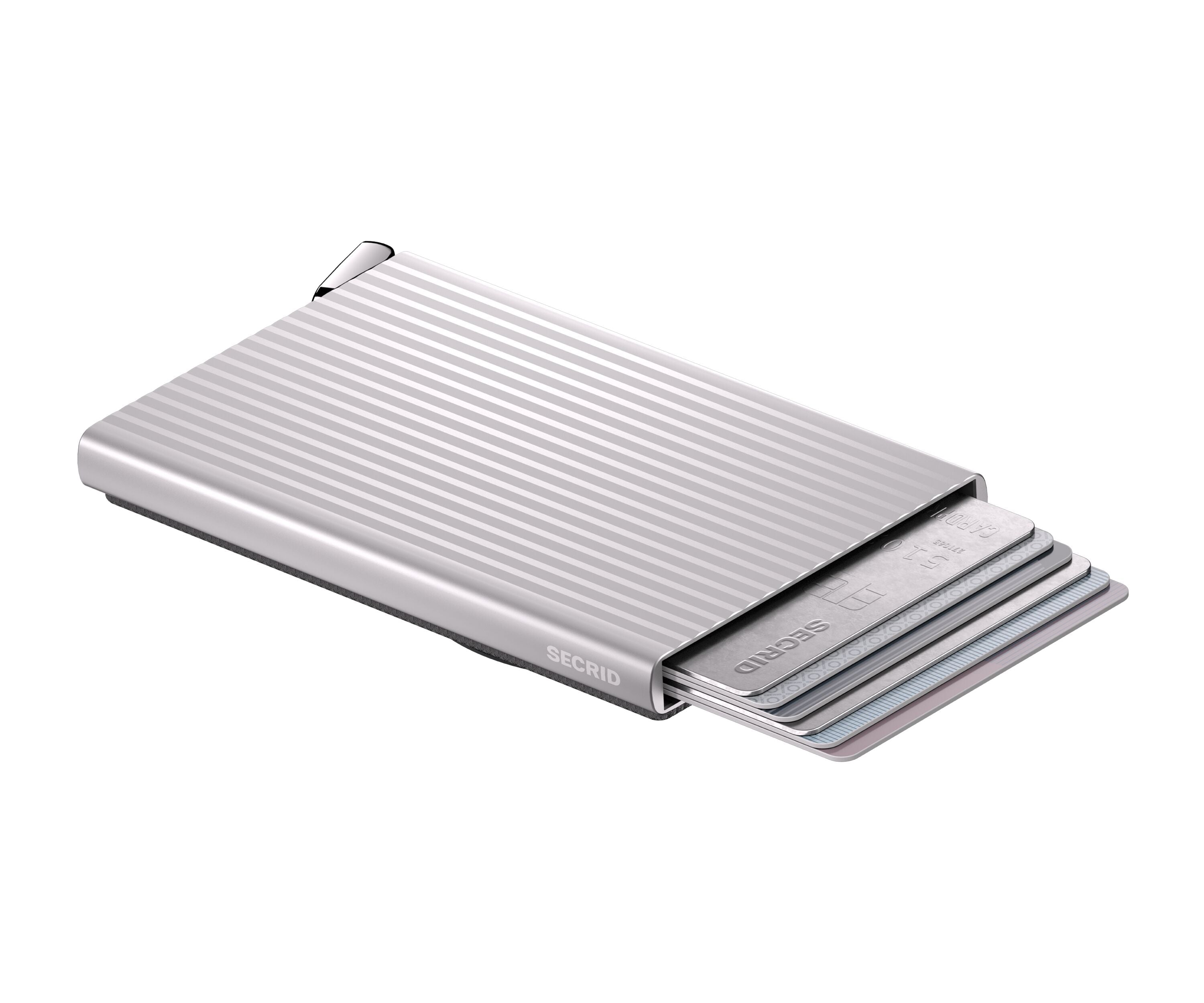 Secrid Premium Fluted for Magsafe Silver