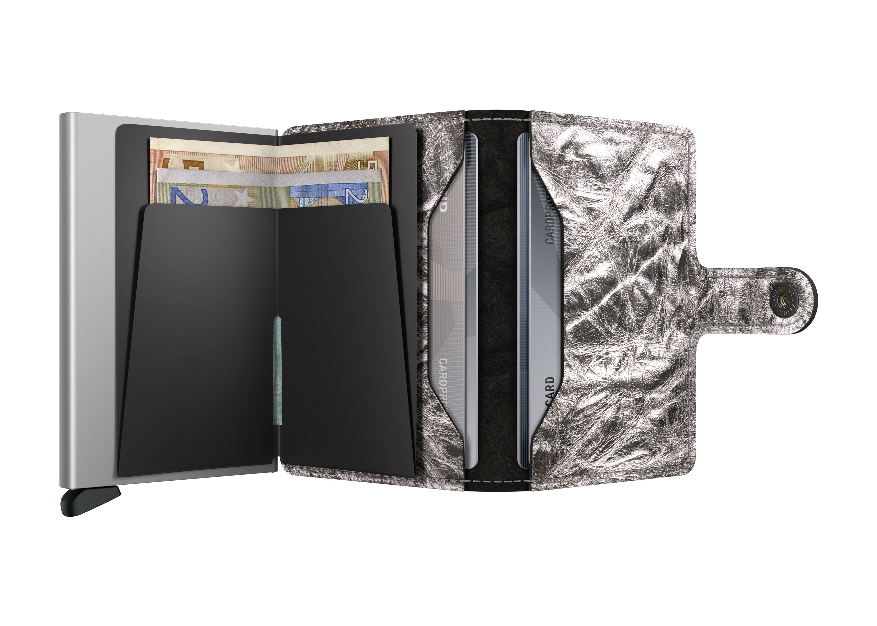Secrid Miniwallet Crunch Silver