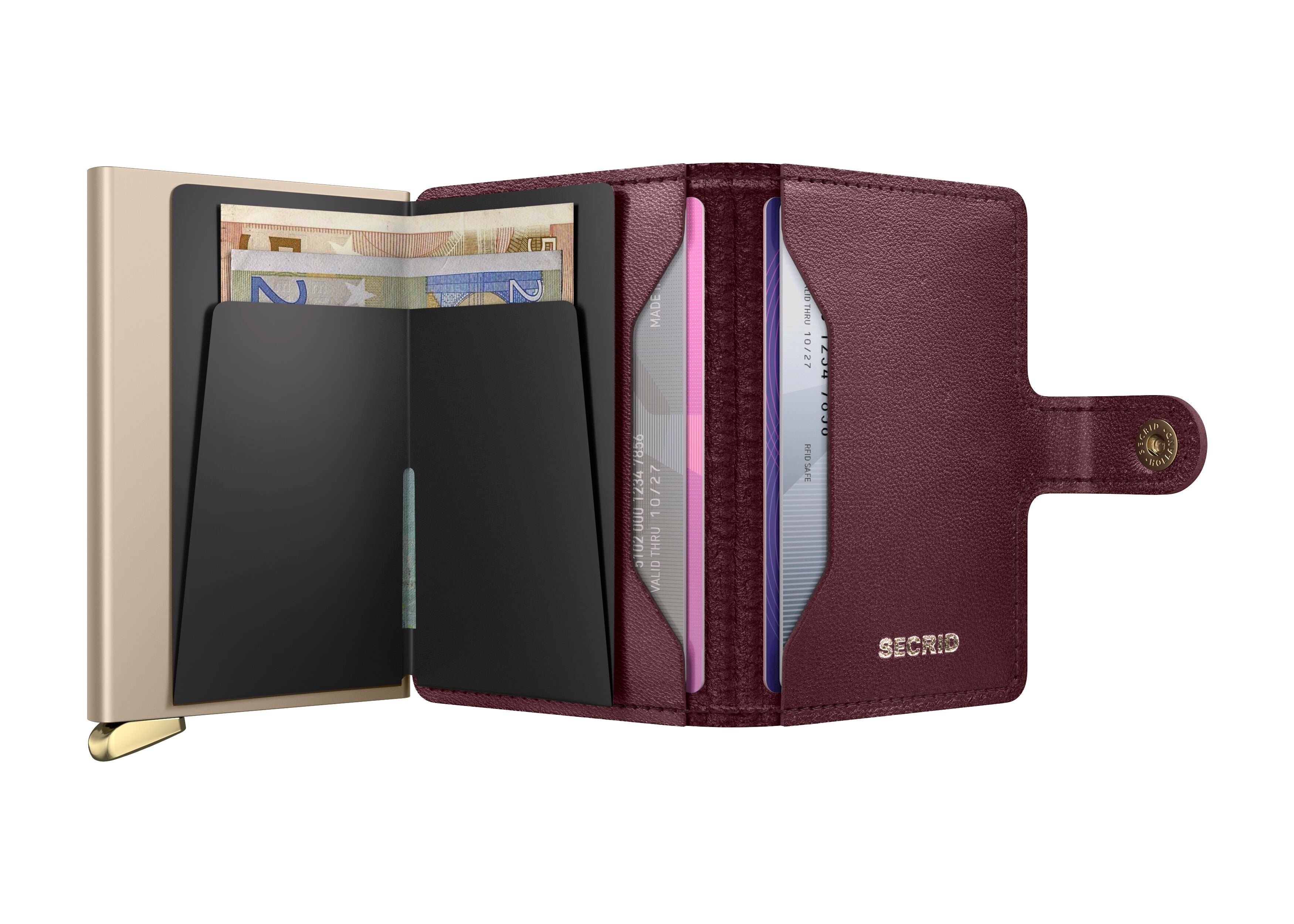 Secrid Premium Miniwallet Emboss Diamond Bordeaux