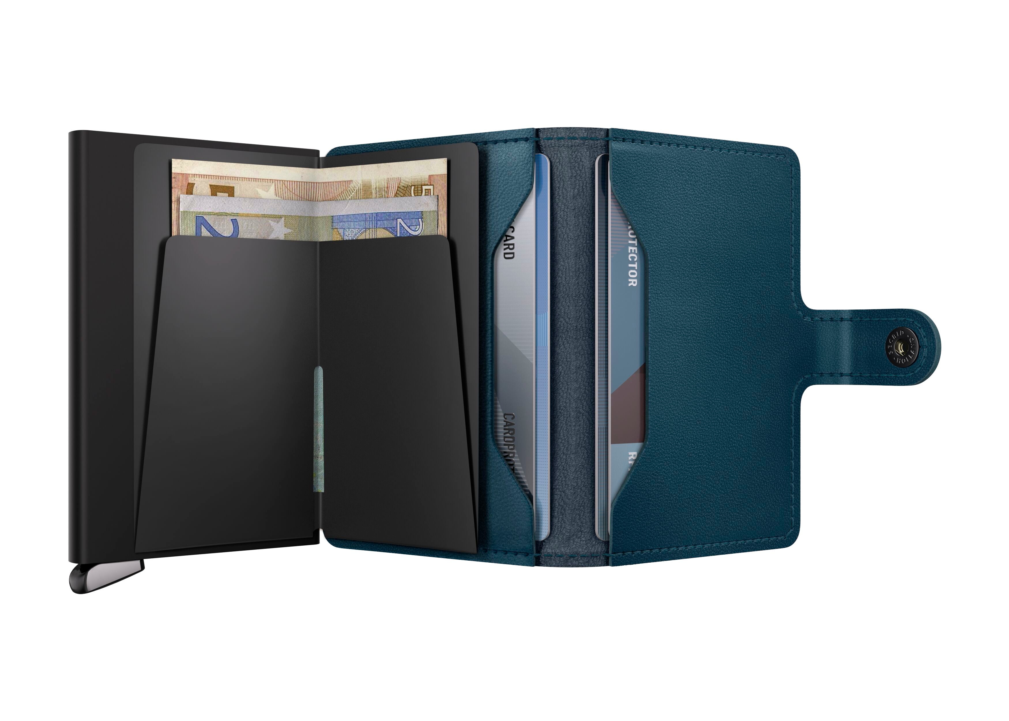 Secrid Premium Miniwallet Emboss Lines Teal