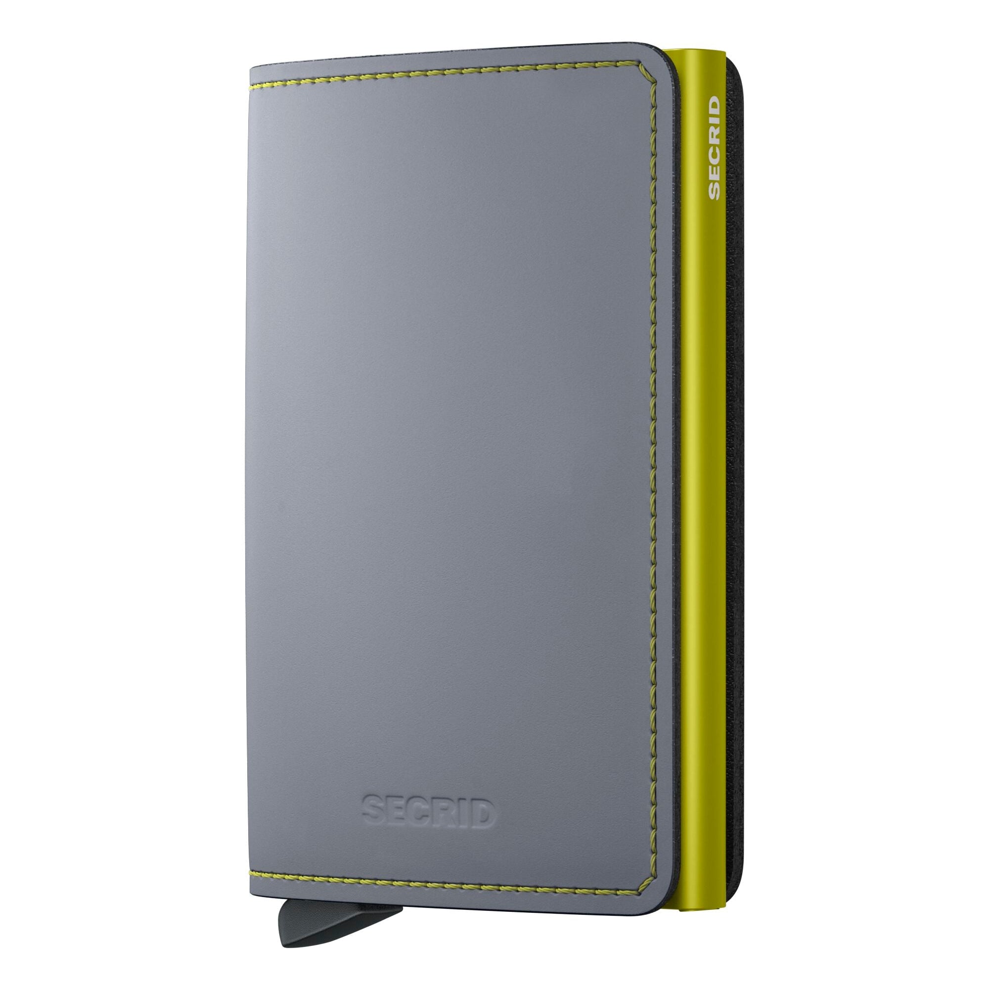 Secrid Slimwallet Matte Grey and Lime