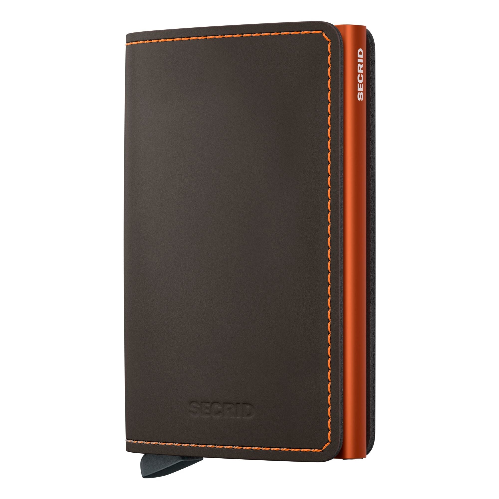 Secrid Slimwallet Matte Truffle & Orange
