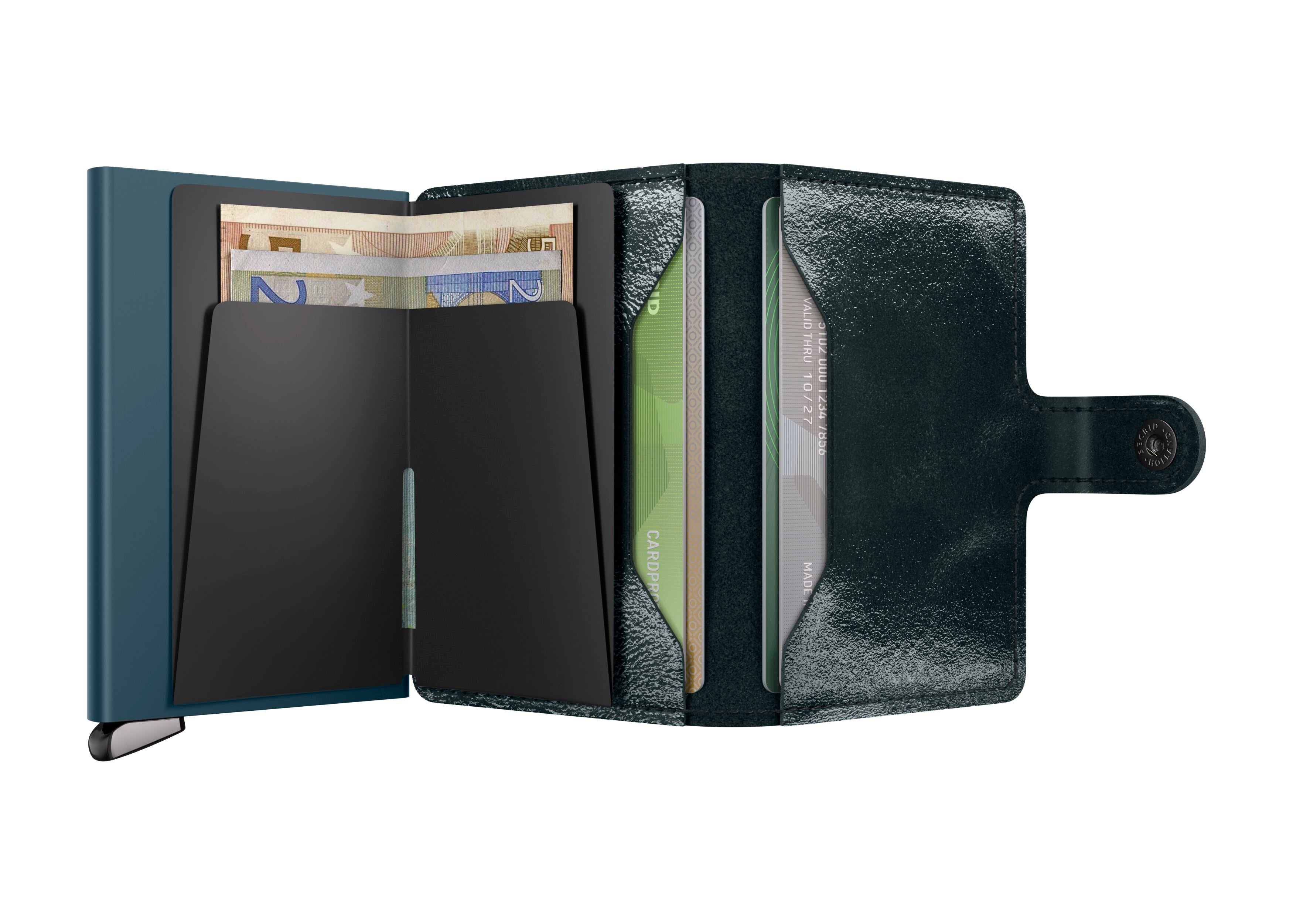 Secrid Premium Miniwallet Naplak Bottle Green