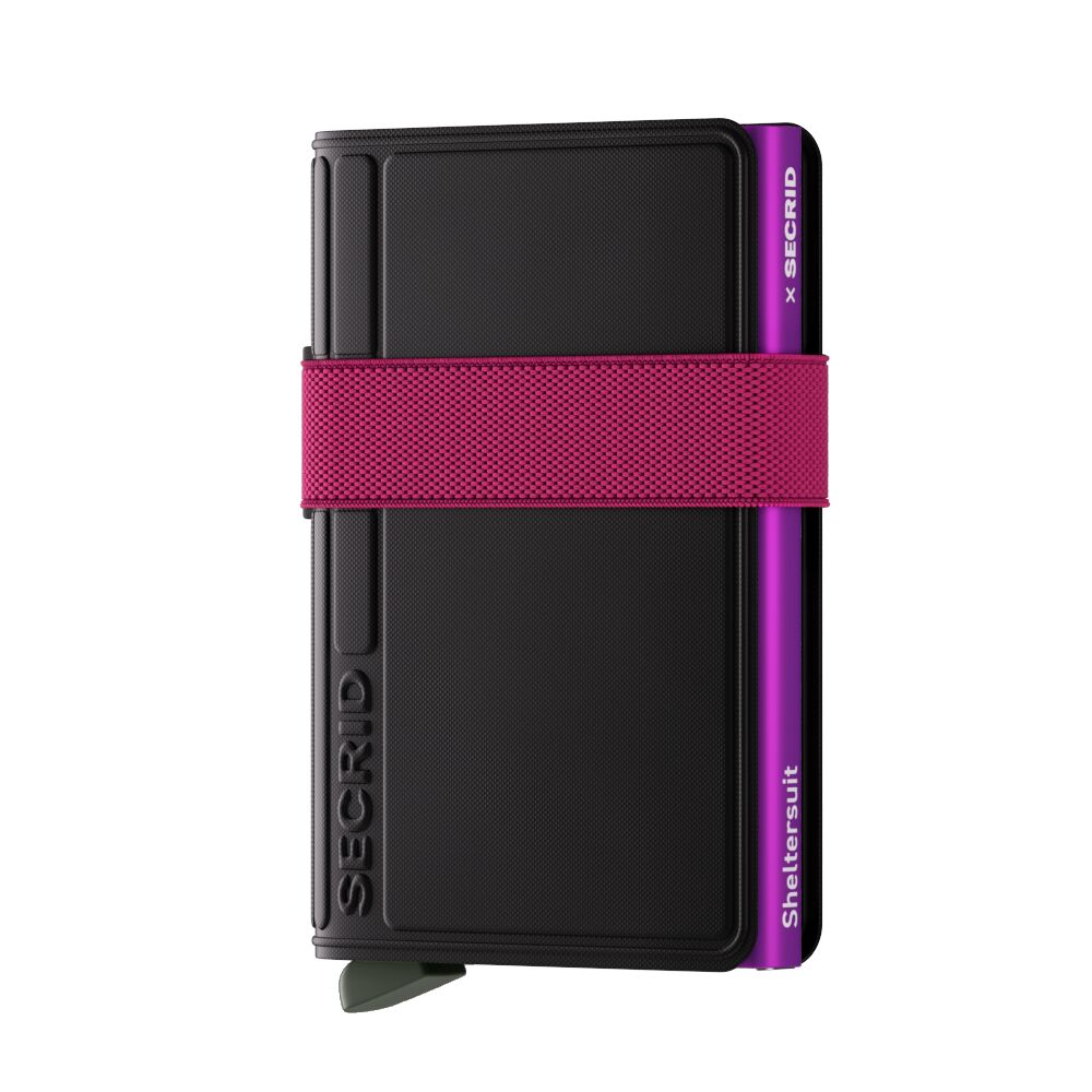Secrid Bandwallet Sheltersuit Black-Fuchsia