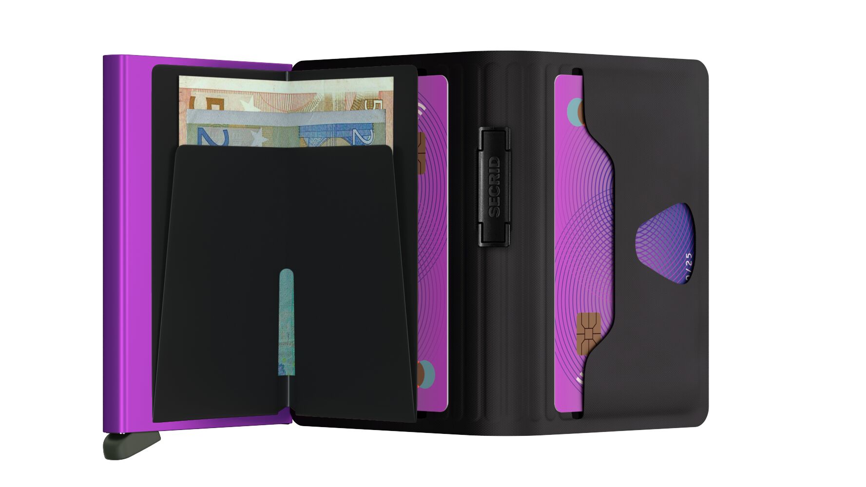 Secrid Bandwallet Sheltersuit Black-Fuchsia