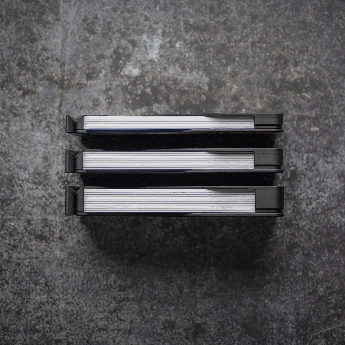 FANTOM X - Card Fanning Black Aluminum Wallet (4-7) Cards