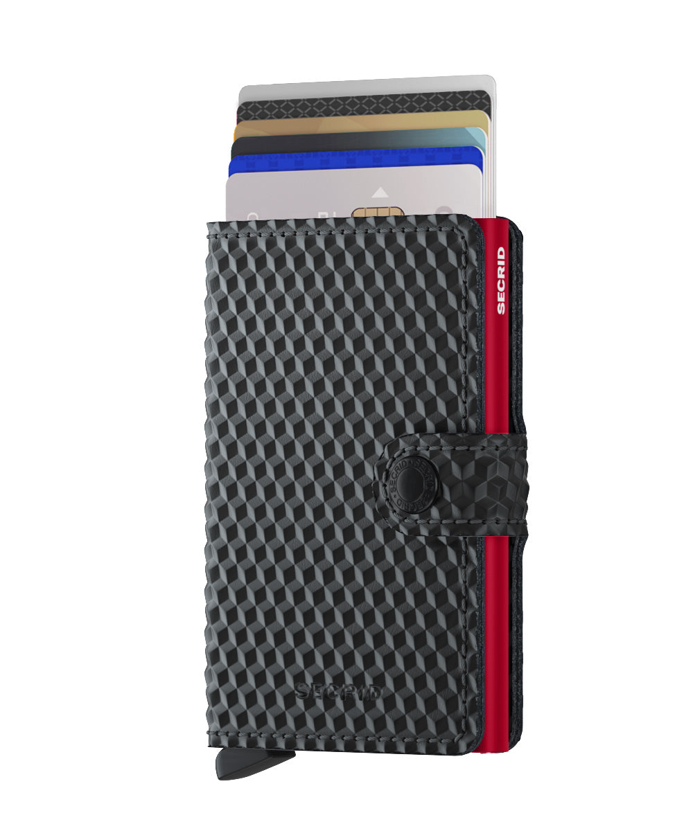 Secrid Miniwallet Cubic Black-Red