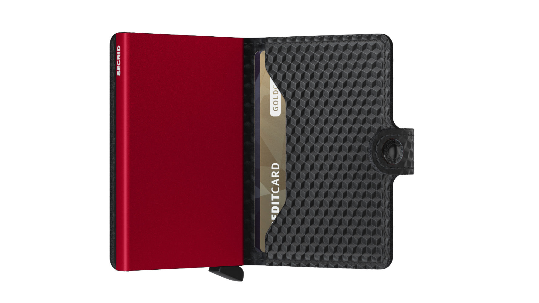 Secrid Miniwallet Cubic Black-Red