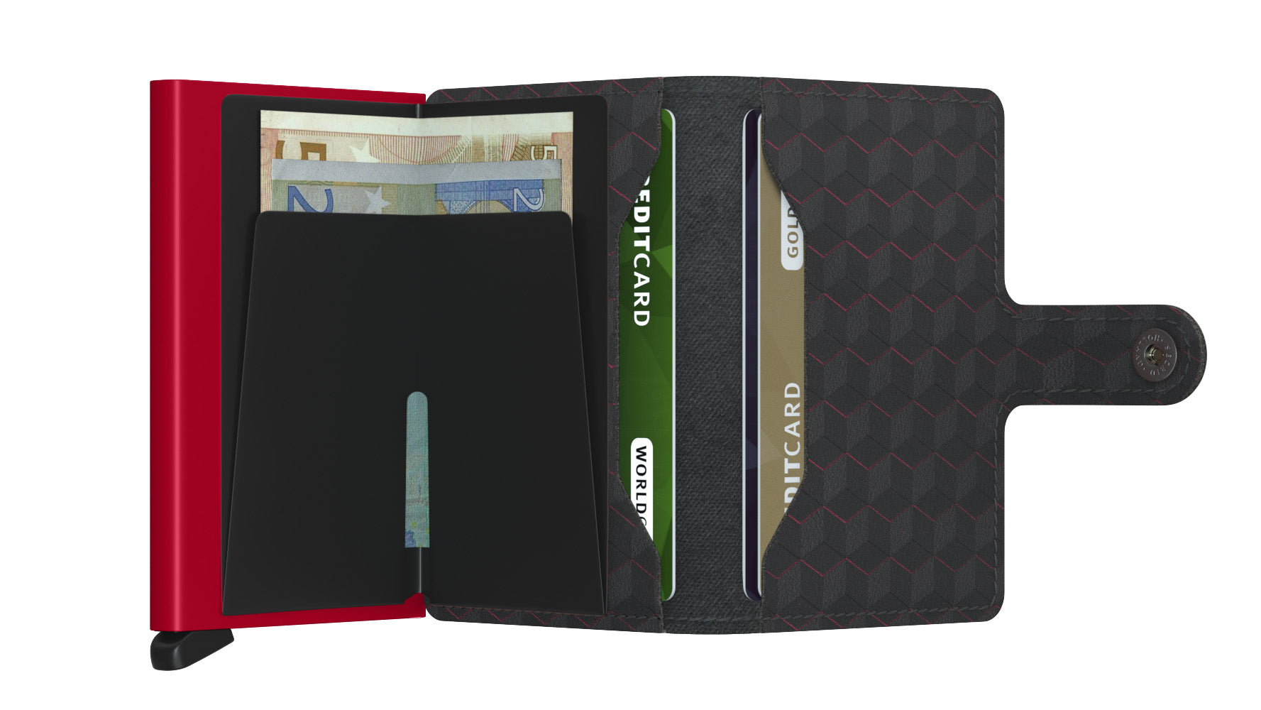 Secrid Miniwallet Optical Black-Red