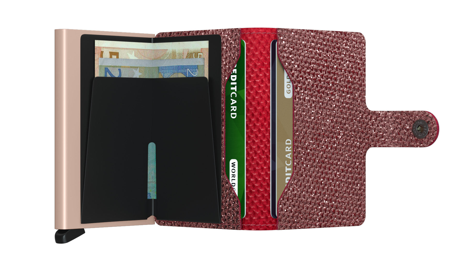 Secrid Miniwallet Sparkle red