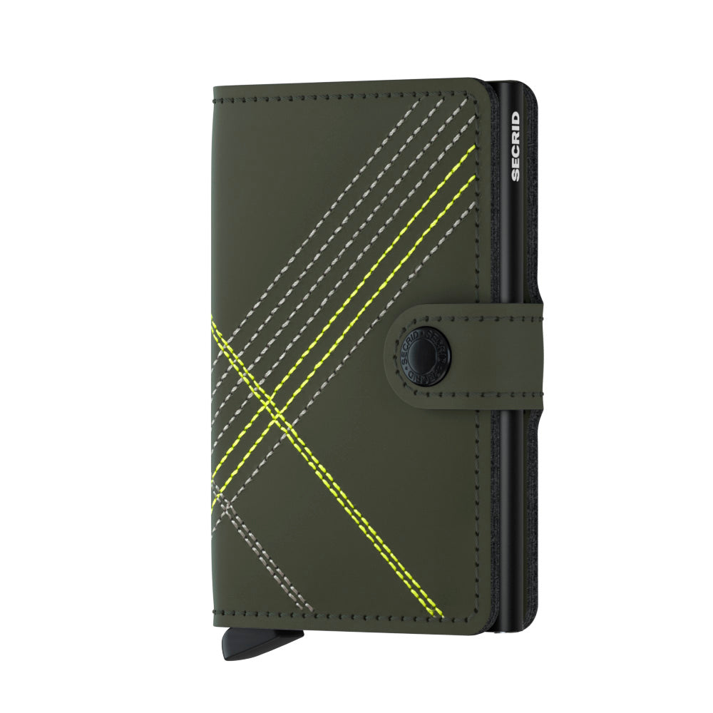 Secrid Miniwallet Stitch Linea Lime