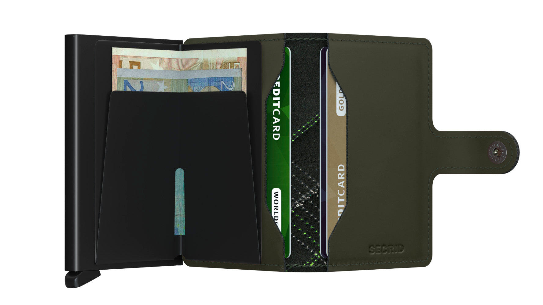 Secrid Miniwallet Stitch Linea Lime