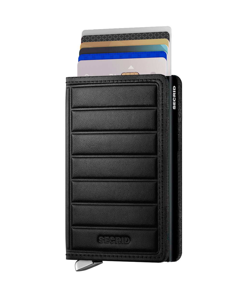 Secrid Premium Slimwallet Emboss Lines Black