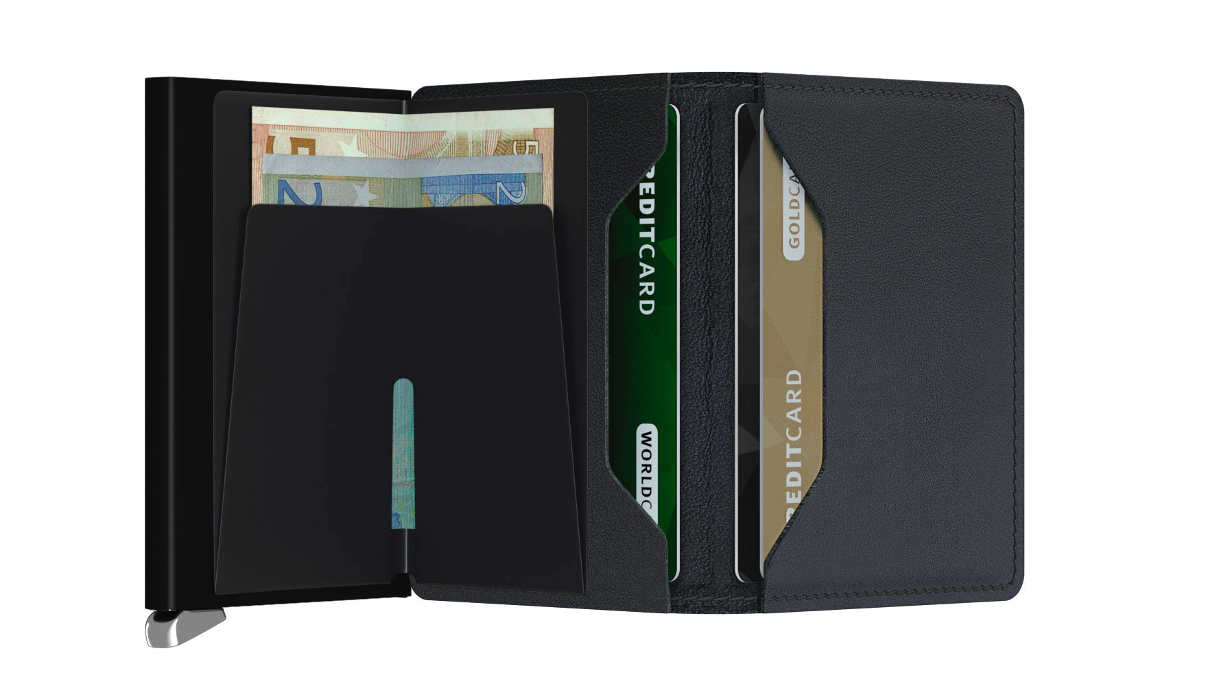 Secrid Premium Slimwallet Emboss Lines Black