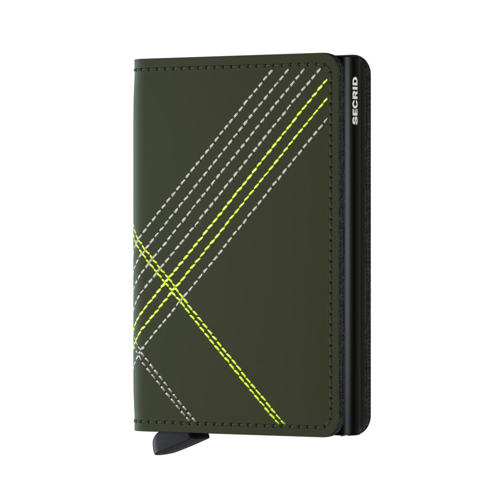 Secrid Slimwallet Stitch Linea Lime