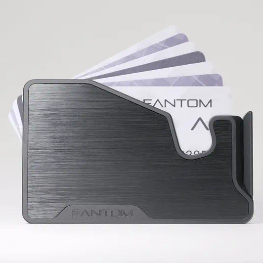 FANTOM X - Card Fanning Black Aluminum Wallet (7-13) Cards