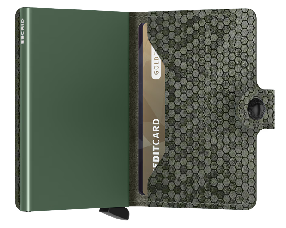 Secrid Miniwallet Hexagon Green