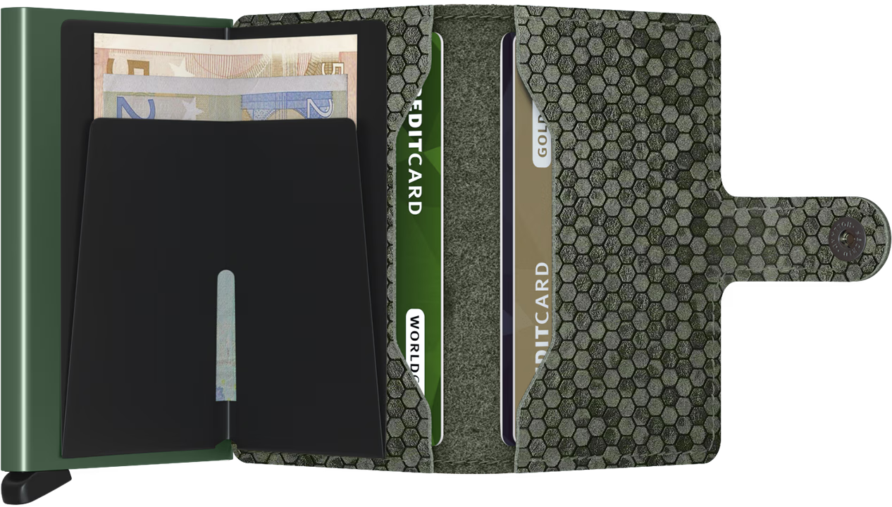 Secrid Miniwallet Hexagon Green