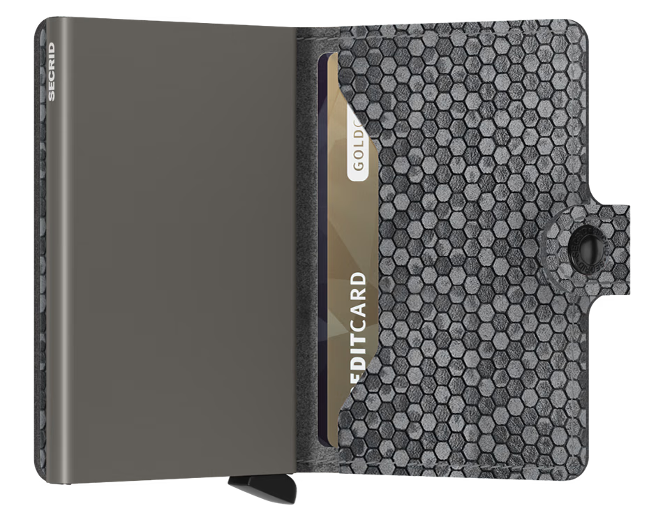 Secrid Miniwallet Hexagon Grey