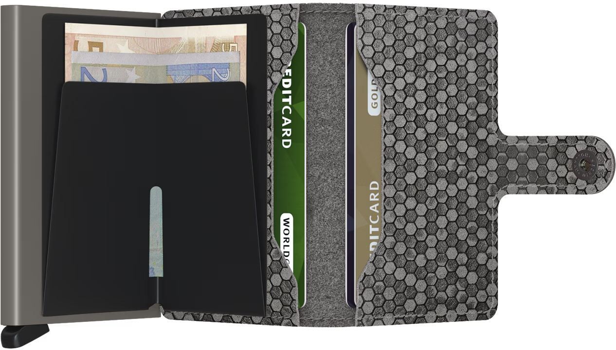 Secrid Miniwallet Hexagon Grey