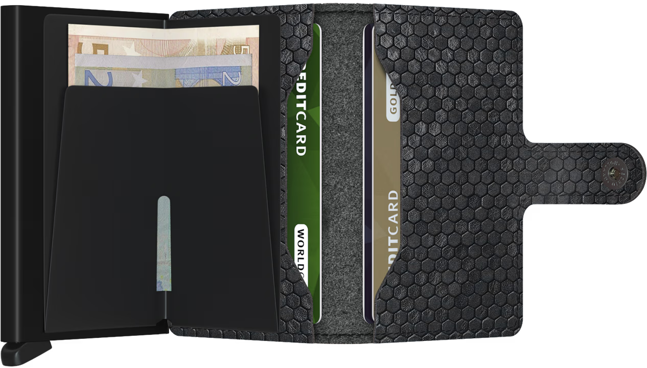 Secrid Miniwallet Hexagon Black