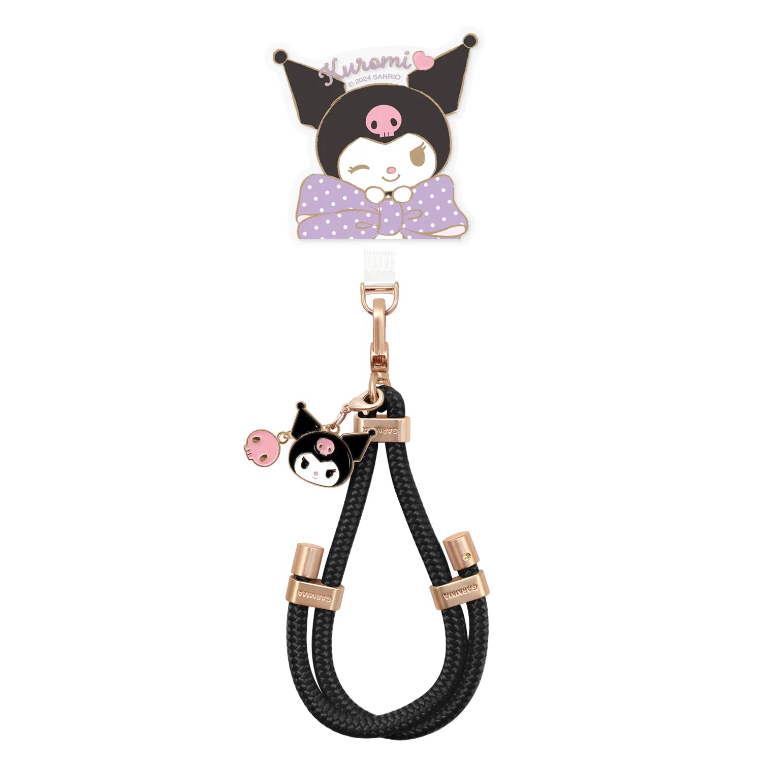 GARMMA Metal Charm Lanyard 36cm Kuromi