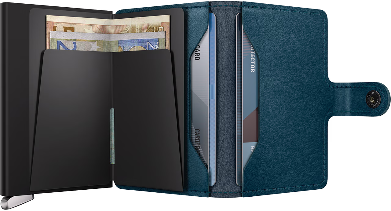 Secrid Premium Miniwallet Emboss Lines Teal