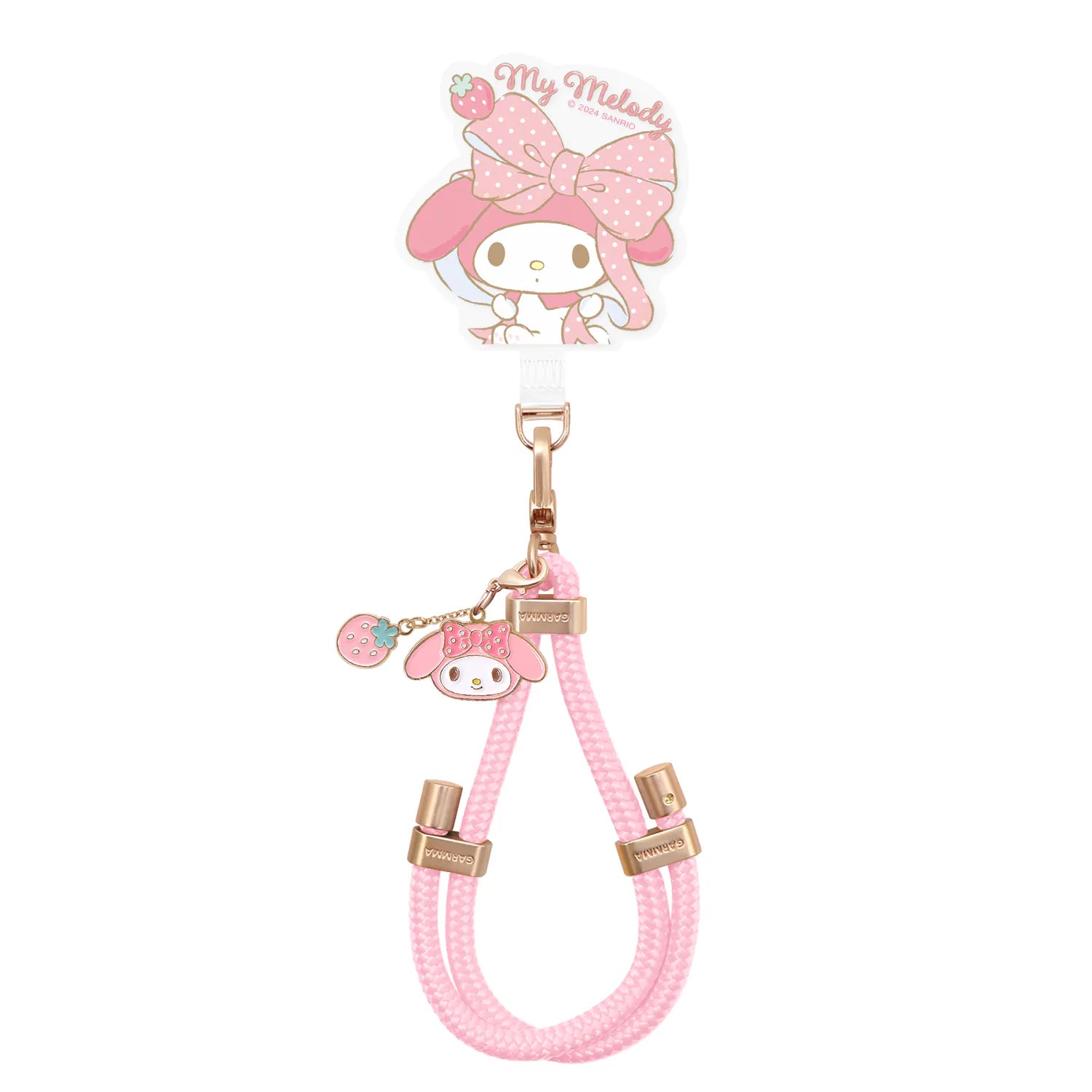GARMMA Metal Charm Lanyard 36cm My Melody