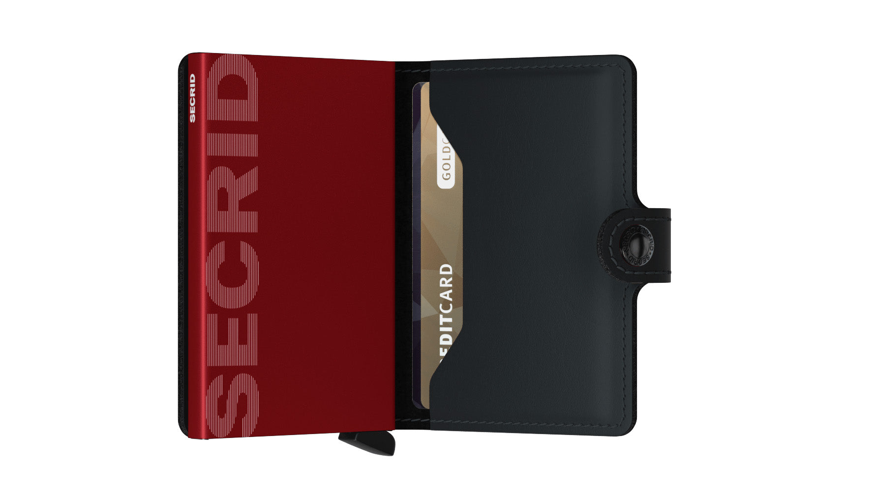 Secrid Miniwallet Matte Black & Red