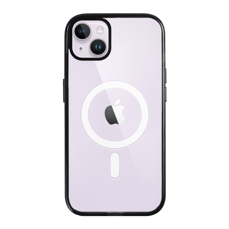 iPhone 14 Plus Black Custom Case MagSafe