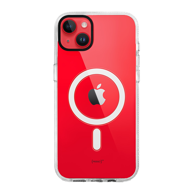 iPhone 14 Plus White Custom Case MagSafe